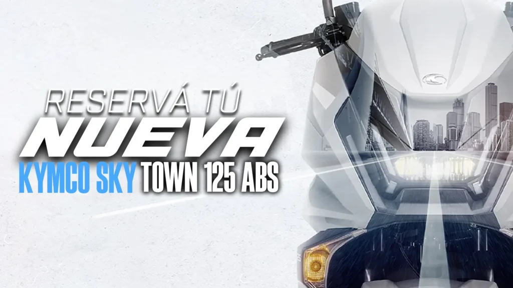 La nueva Kymco Sky Town 125 ABS ya es una realidad y estará disponible en nuestros concesionarios muy pronto.