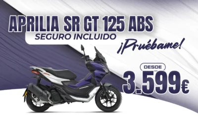 ¡oferta tiempo limitado! Aprilia SR GT 125 ABS